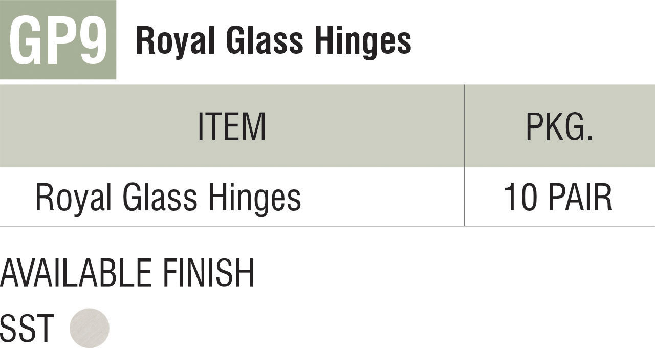 Brass Glass Fittings